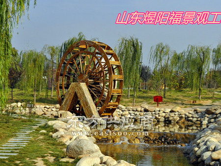 泰安景觀水車,景觀工程,景觀水車廠家圖片